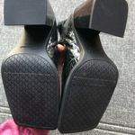 Circus by Sam Edelman New  7 Women NY Layla Bootie Black Square Toe Zipper Croc Photo 8