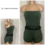 Robin Piccone New.  green romper cover-up. Retails $129. XS/S Photo 1