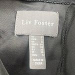 Liv Foster Asymmetric Twill Minidress black sz 2 LBD Photo 4