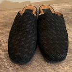 Auditions Decoys by  Black Leather Slip On Mules Shoes Women’s Size 6.5 Woven Photo 2