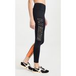 PE Nation High Rise Logo 7/8 Athletic Workout Leggings Gym Pant Activewear Small Black Photo 1