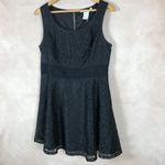 American Rag Plus 0X Black Lace Fit & Flare Dress NWT Photo 4