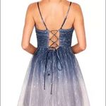 Macy's Teeze Me Juniors' Ombré Glitter Tulle Dress Photo 9