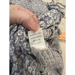 Mable Dusty Blue Floral Midi Dress M | Smocked Halter | Ruffle Hem | MSRP $90 Size M Photo 9