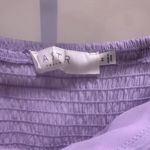 ASTR  The Label Tonina Puff-Sleeve Square-Neck Top – Pale Purple, Size M, NWT Photo 7