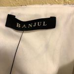 BANJUL  Blue Porcelain Floral Print Puff Sleeve Corset Crop Top size M . Photo 7