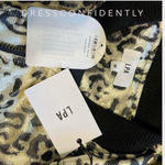 LPA THE LABEL Leopard Metallic 575 Jacket Photo 9