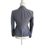 Banana Republic  Gray Pinstriped Blazer Jacket Size 2P Photo 4