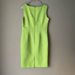 Kasper sz 6 lime Vintage green mod sheath dress Photo 5