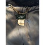 J.Crew  100% Wool Pea Coat Size 2 – Classic Black Double-Breasted – Tailored Fit Photo 2