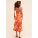 Farm Rio NEW  Tropical Print Midi Maxi Dress Cutout Sleeveless Size Small $225 Photo 4