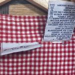 Bobbie Brooks Red And White Floral Embroidered Button Down Size 26/28W Photo 5