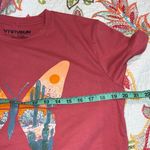 Fifth Sun  junior large desert butterfly shirt sleeve crew neck slate rose tshirt Photo 3