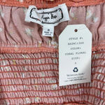 Hippie Rose  Womens Juniors Floral Printed Key Hole Tank Top Small Photo 4