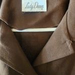 Vtg lady devon brown jacket size womens large Photo 2