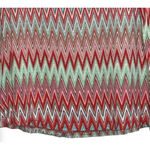 BKE  Chevron Striped Top Size Small‎ Fitted Colorful Womens Stretch Blend Buckle Photo 3