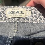 Ariat  R.E.A.L HIGH RISE FLARE w FRINGE LADIES JEANS Size 29L Photo 14
