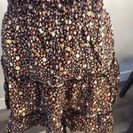 Wall Flower Floral Large L Mini Skirt Tiers Elastic Waistband Photo 0