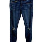 Rag and Bone Dre Capri Relaxed Raw Hem Knee Tear Jean in Dia Wash size 25 Photo 1