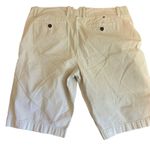 Tommy Hilfiger VTG Womens Beige SZ 16 Striped Chino Casual Bermuda Shorts Plus Photo 2