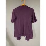 Sonoma  Lifestyle Purple 3/4 Sleeve Open Front Cotton Cardigan Size Small Photo 4