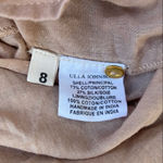 Ulla Johnson  Elena Silk Eyelet Lace Pale Pink‎ Feminine Coquette Dress 8 Photo 7