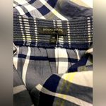 Banana Republic  Blue White Plaid Romper Photo 2