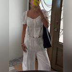 Free People Bali Alana Top & Pant Set in White XS Photo 11