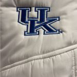 White Puffer Vest with Logo Size M Photo 1