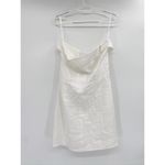 Reformation Madilyn White Linen Strapless Foldover Mini Dress Size 12 NWT Photo 47