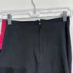 Colorblock Leather Mini Skirt Sz S Black Photo 5