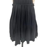 Free People  Lovers Cove Embroidered Tassel Mini Dress in Black Size XS‎ Photo 8