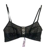✨Savage X Fenty DISCO LACE UP SZ MEDIUM BRALETTE✨ Black Photo 4