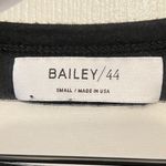 BAILEY 44 Women’s Black & White Striped Scoop Neck Short Sleeve Tee Size S Photo 2