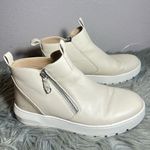 Vionic  Brinkely Slip-on Side Zip Sneaker Boot Ivory Cream Ankle Boots Size 8.5 Photo 3