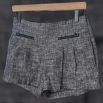 Loft  Tweed Flat‎ Front Shorts Size 0 Gray Photo 0