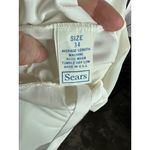 full slip dress white 1960s sears Size M Photo 5