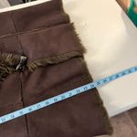 Old Navy Cream Textured Boucle Single Button Pockets Long Jacket Size Large Brown Photo 7