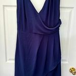 City Chic  navy drape dress plus 16 Photo 0