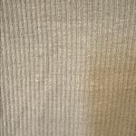 Madewell Drapey rib long sleeve polo top light dusty sky blue with collar Photo 2