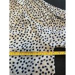 Zac and Rachel  Blue Cheetah Print Puff Bell Sleeves Button Down Blouse Women Small Photo 6