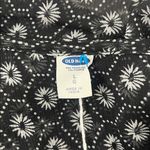 Old Navy  Women’s Sheer Black and White Floral Tank Top - Flowy.  Size: Large Photo 1