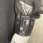 St. John Vintage  designer black knit dress sheer long sleeve and sequin detail 8 Photo 2