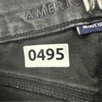 American Eagle  Women's Size 6 Black Next Level Stretch Super Hi-Rise Jean Shorts Photo 10