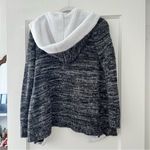 Crave fame ⭐️  Grey Sweater Sherpa Hooded Cardigan Size XSmall EUC Photo 1
