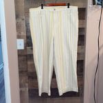 Madewell  Emmett Wide-Leg Crop Pants in Stripe Photo 2