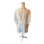 Elan White Coverup Size S Lace Trim Photo 1