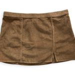 Aerie Womens Brown Corduroy Mini Skirt Photo 1