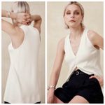 Banana Republic  Textured Knit Sweater Vest, Iced Vanilla Ivory sz. S Photo 15