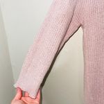 EXPRESS Light Pink Dolman Sleeves Oversized Sweater Photo 3